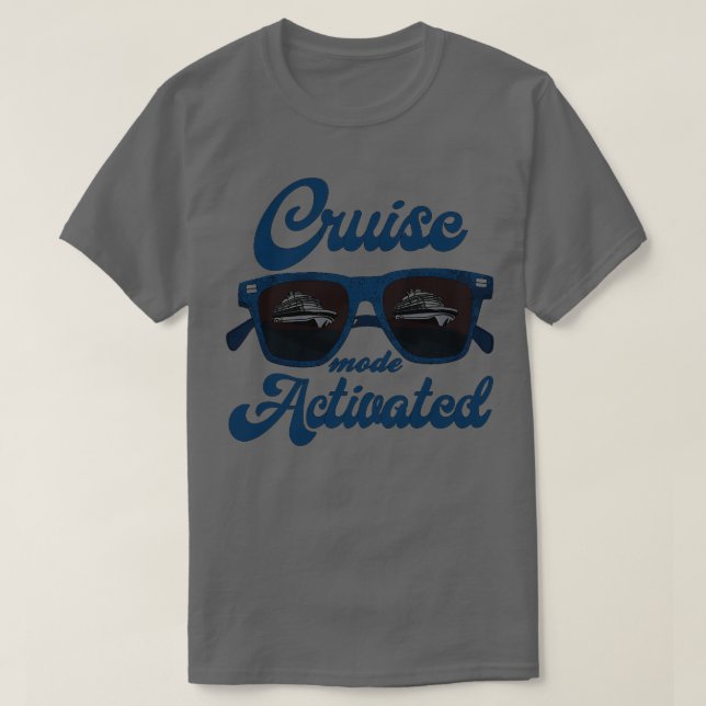 Camiseta Modo de cruzeiro ativado (Frente do Design)