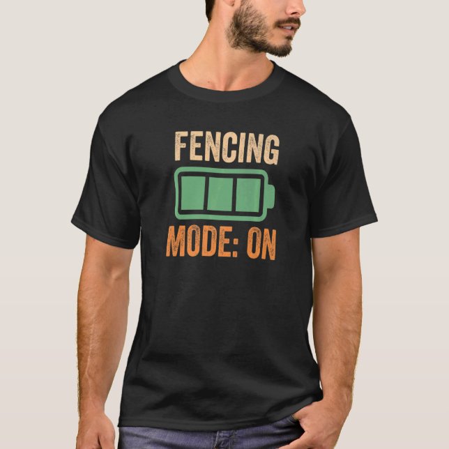 Camiseta Modo de delimitação na bateria (Frente)