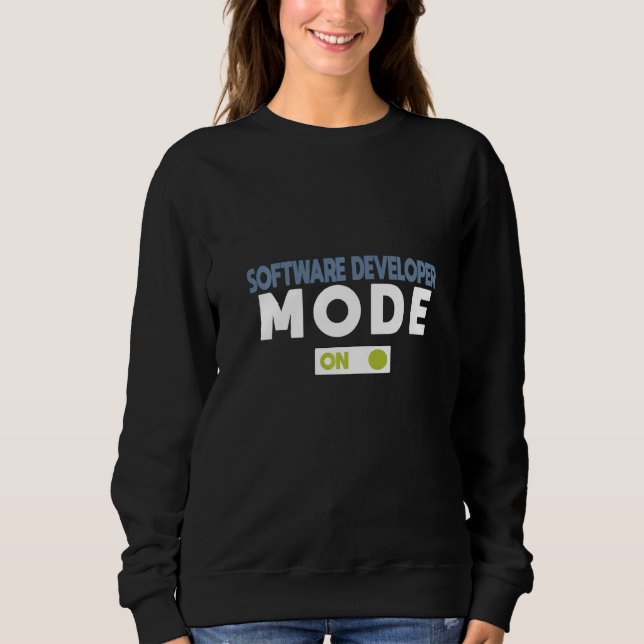 Camiseta Modo de Desenvolvedor de Software Ativado Profissã (Frente)