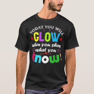 Camiseta Modo de Dia de Teste em Professores Testando Ideia