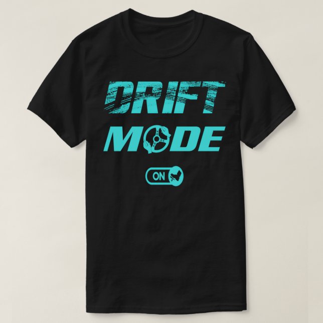 Camiseta Modo De Dissipação De Carros De Drifação No Motor  (Frente do Design)