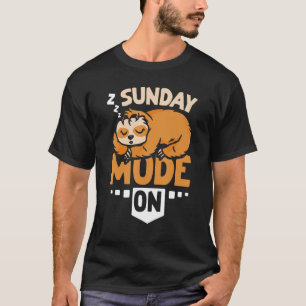 Camiseta Modo de domingo de folga ativado