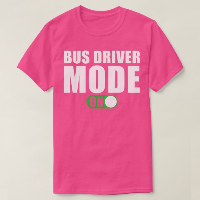Camiseta Modo de driver de barramento ativado (Frente do Design)