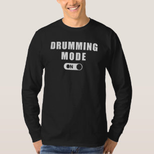Camiseta Modo de Drumagem Teto Hoodie Long Sleeve Sweater