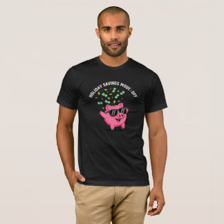 Camiseta Modo de Economia de Férias: DESLIGADO – Porco de N