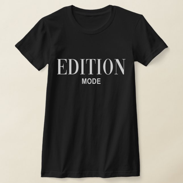 Camiseta Modo De Edição Meu Id É Gangnam Beauty Mi Rae (Postura )