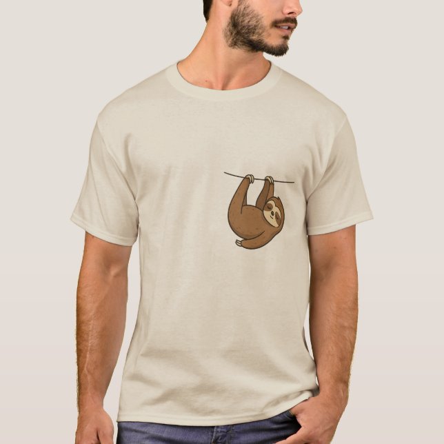 Camiseta Modo de Enchimento: Ativado - Sloth Sonolento Sain (Frente)