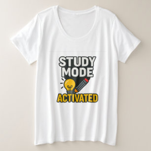 Camiseta Modo de Estudo Ativado ・ Estudante e Professor