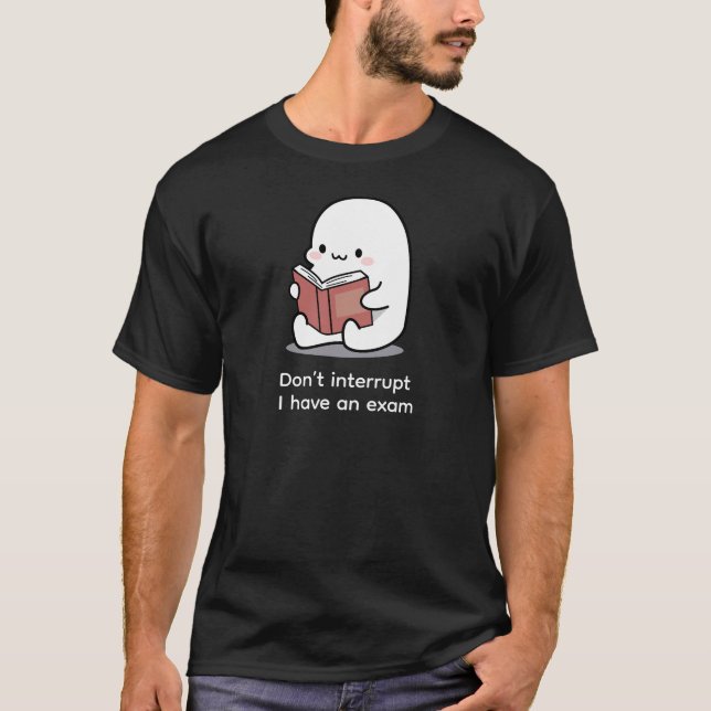 Camiseta Modo de Exame Não Perturbe (Frente)