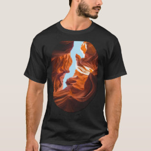 Camiseta Modo de Exibição Natureza do Antelope Canyon