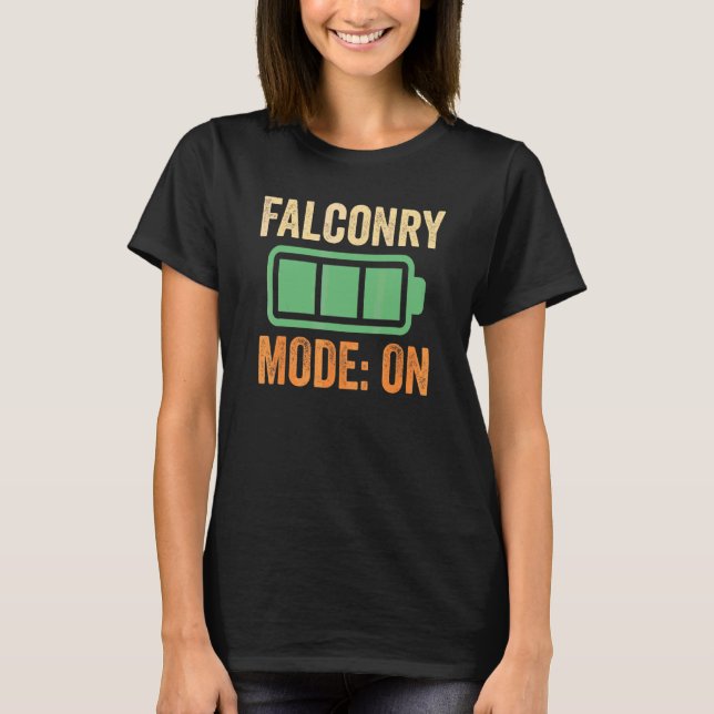 Camiseta Modo de Falcoaria no Projeto de Bateria (Frente)