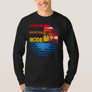 Camiseta Modo de Férias Cancun Grupo de Correspondência de 