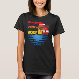 Camiseta Modo de Férias Cancun Grupo de Correspondência de