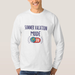 Camiseta Modo de Férias de Verão Ativado