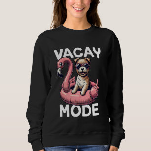 Camiseta Modo de Férias Frescas Norfolk Terrier Cachorro Mã