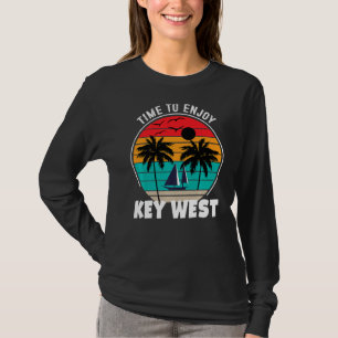 Camiseta Modo de Férias Tempo Para Desfrutar do Key West Re