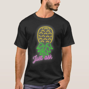Camiseta Modo de festa invertido Ananás ananás