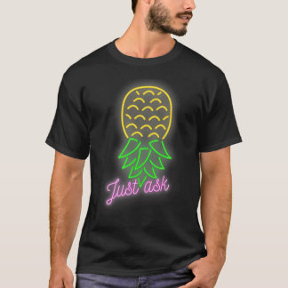 Camiseta Modo de festa invertido Ananás ananás