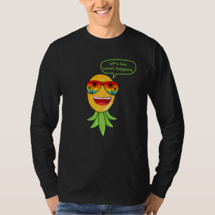 Camiseta Modo de festa invertido Ananás ananás