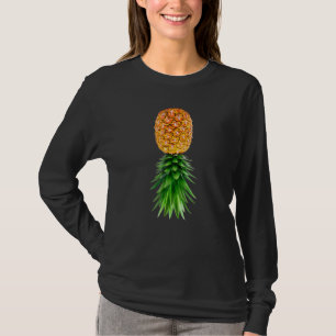 Camiseta Modo de festa invertido Ananás ananás