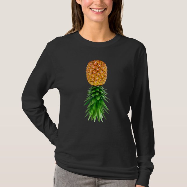 Camiseta Modo de festa invertido Ananás ananás (Frente)