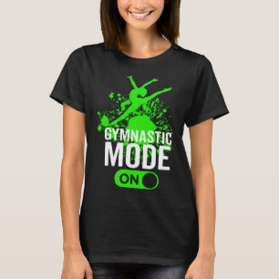 Camiseta Modo De Ginástica Em Gymnas Desportiva Mulheres