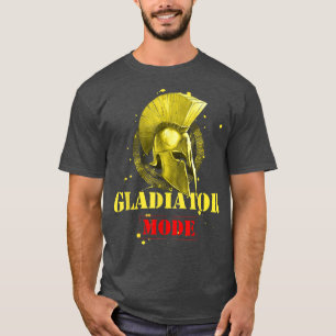 Camiseta Modo de Gladiador Ativação Gym Workout Hel Spartan