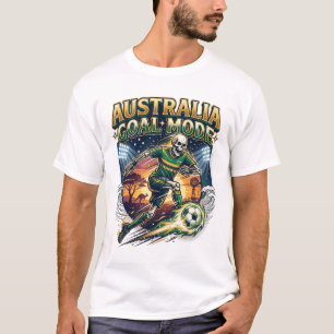 Camiseta Modo de Gol da Austrália Esqueleto de Striker Nati