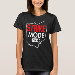 Camiseta Modo de Greve em Columbus Ohio Professores de Ruas