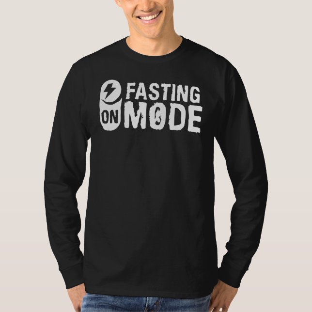 Camiseta Modo de jejum na correção de perda de peso (Frente)