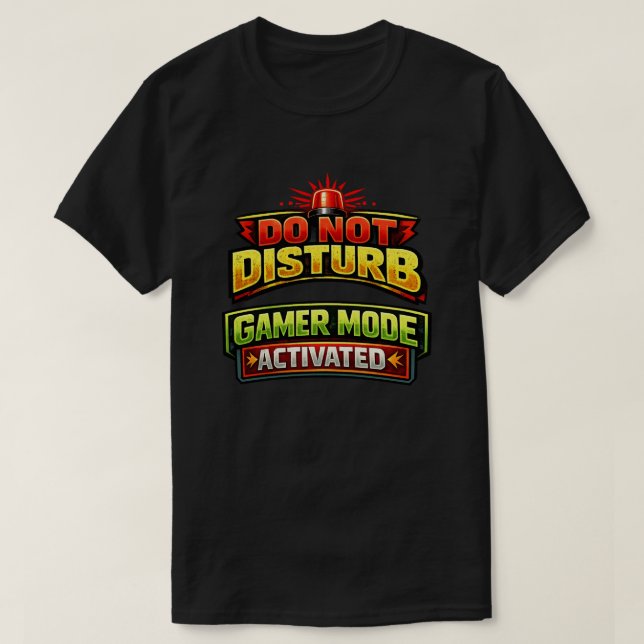 Camiseta Modo de Jogador (Frente do Design)