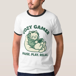 Camiseta Modo de Jogador Aconchegante
