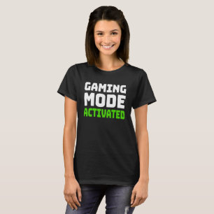 Camiseta Modo de jogo ativado 