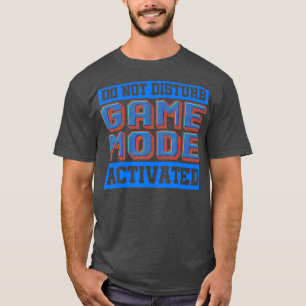 Camiseta Modo de jogo ativado para jogador