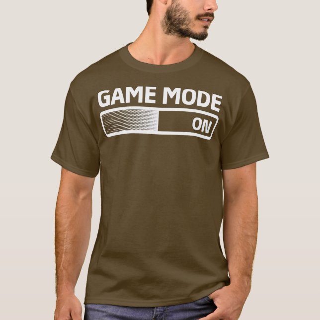 Camiseta Modo De Jogo No Presente De Videos games De Jogado (Frente)