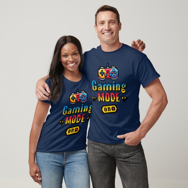 Camiseta Modo de Jogo Pixel Retro (Unissex)