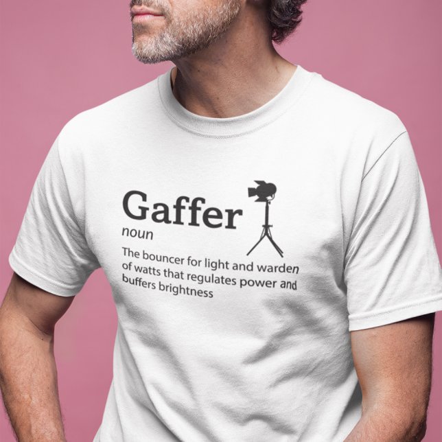 Camiseta Modo de Luz de Definição de Gaffer - Cineador (Criador carregado)