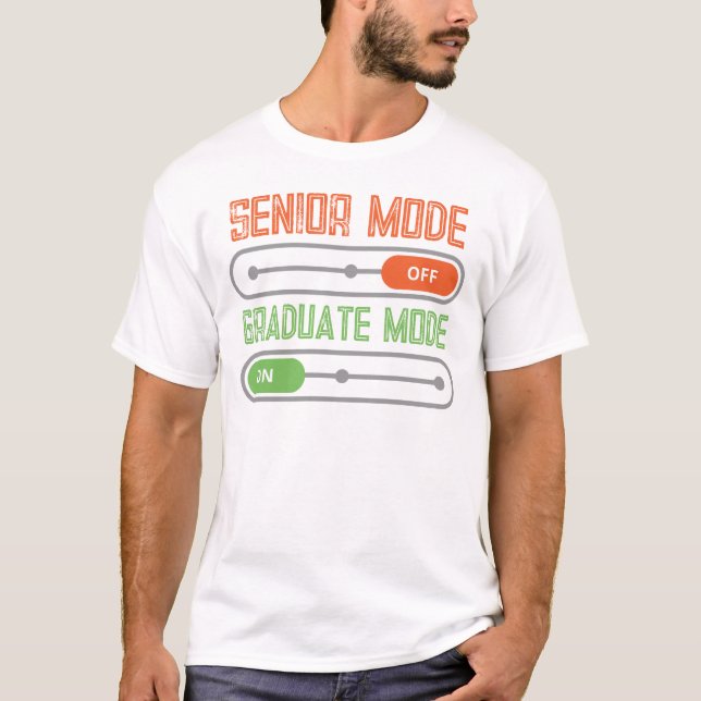 Camiseta Modo de mais velho: DESLIGADO - Modo Formando: LIG (Frente)