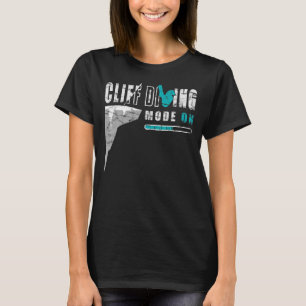 Camiseta Modo de mergulho de clipe no mergulho de cliff 1