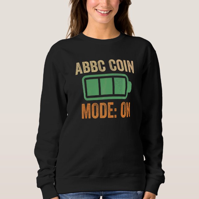 Camiseta Modo de Moeda ABBC Ativado na Crypto (Frente)