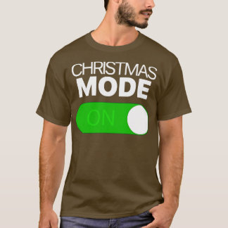 Camiseta Modo de Natal Ativado Alternar Iphone Android