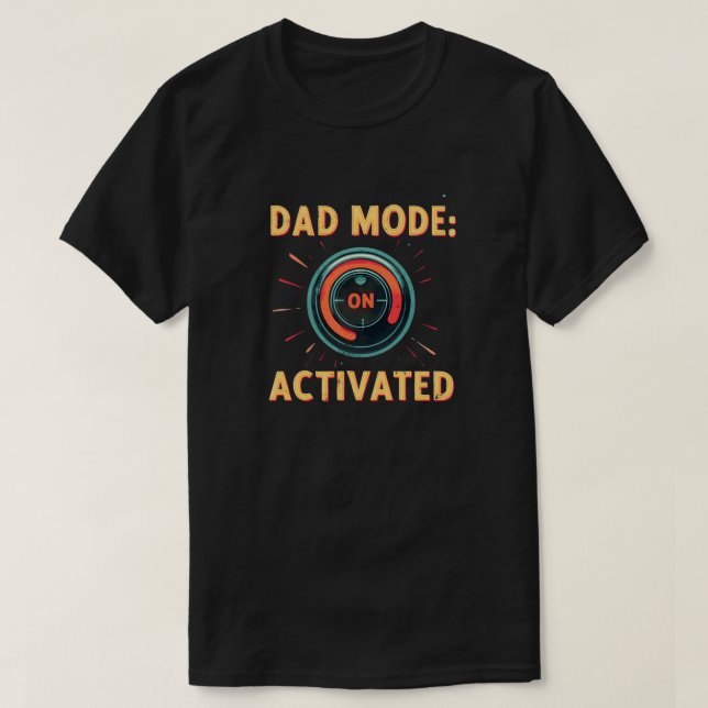 Camiseta Modo de pai: Ativado (Frente do Design)