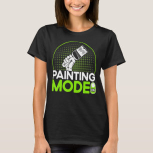 Camiseta Modo de pintura do decorador do House Painter Ativ