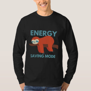 Camiseta Modo de Poupança de Energia Lente