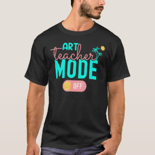 Camiseta Modo de Professor de Arte Desligado 1