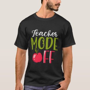 Camiseta Modo de professor desligado
