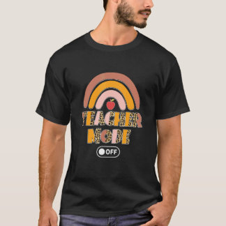 Camiseta Modo De Professora De Férias De Professores