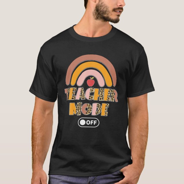 Camiseta Modo De Professora De Férias Engraçadas De Profess (Frente)