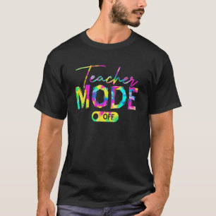 Camiseta Modo De Professora Descolado No Dia Passado Do Ver