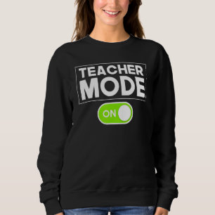 Camiseta Modo De Professora No Ensino Entusiasta Escola Edu